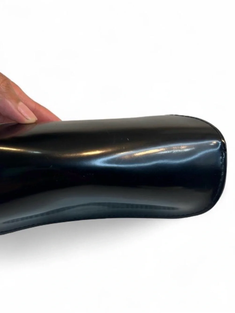Fendi Black Patent Eyewear Case